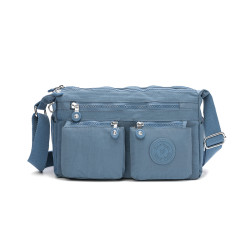 Shalala New York Lightweight and Convenient Multi-Layer Zipper Crossbody Bag 