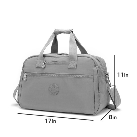 Shalala New York Luggage Bag with Trolley Sleeve, Water-Repellent Travel Bag