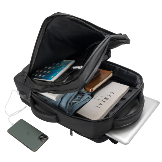 Shalala New York Sturdy, Durable Material USB Port Design Bag