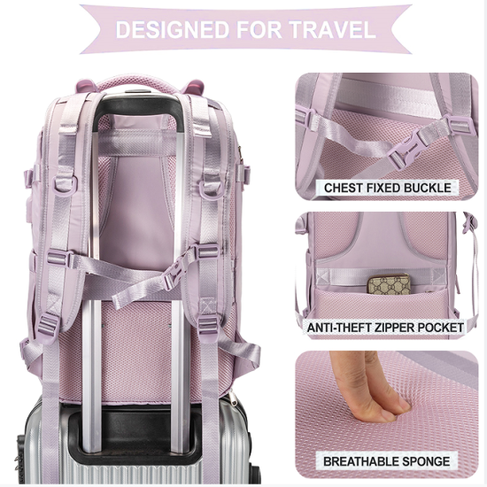 Shalala New York Sturdy Material Convenient USB Port Large Capacity Backpack