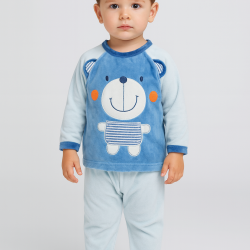 Shalala New York Brand: Children's Boys Soft Fleece Outfit with Separate Top