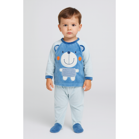 Shalala New York Brand: Children's Boys Soft Fleece Outfit with Separate Top